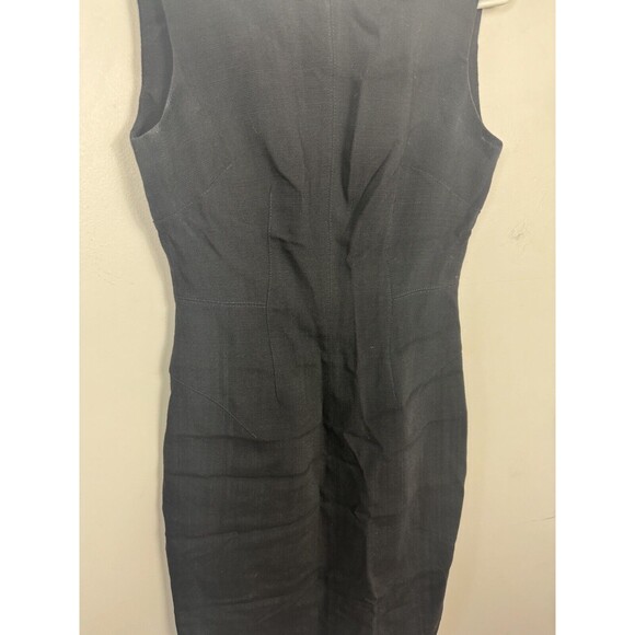 Dolce & Gabbana Black Bodycon Textured Mini Dress Sleeveless Size 40 - Picture 2 of 16